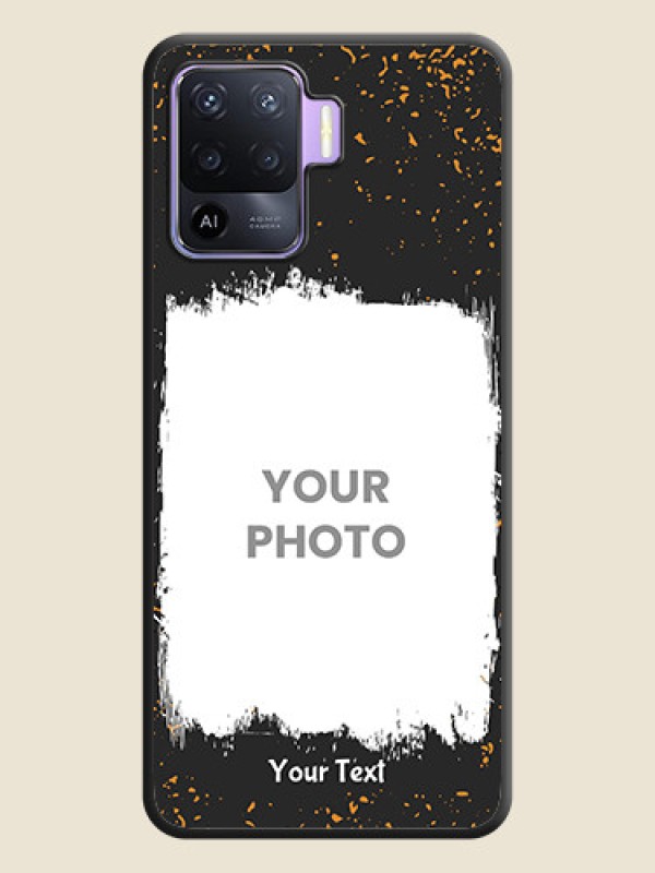Custom Spray Free Design on Photo on Space Black Soft Matte Phone Cover - Oppo F19 Pro - alternate view