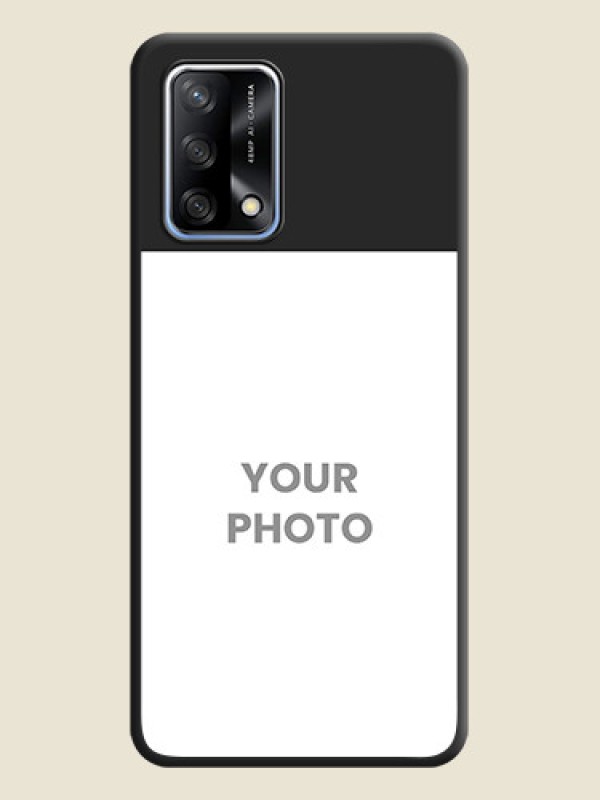 Custom Image Upload With Space Black Color On Custom Soft Matte Mobile Back Cover - Oppo F19 - alternate view
