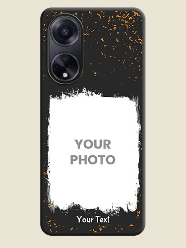 Custom Spray Free Design - Photo on Space Black Soft Matte Phone Cover - Oppo F23 5G - alternate view