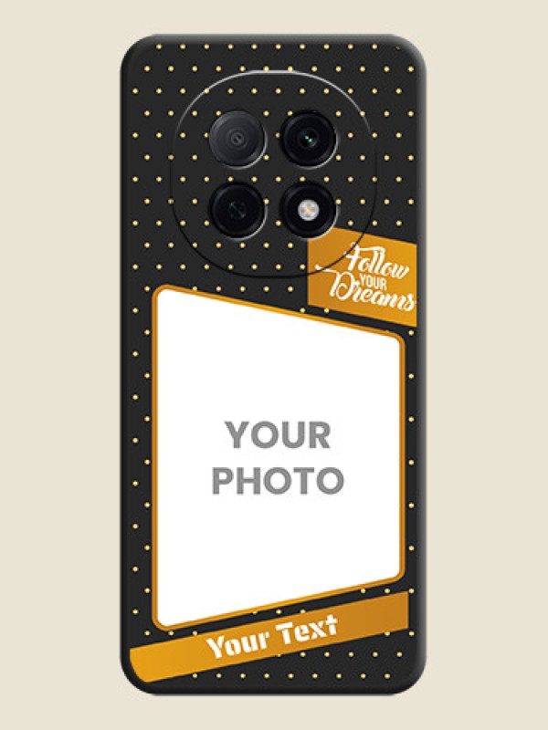 Custom Follow Your Dreams with White Dots On Space Black Custom Soft Matte Mobile Back Cover - Oppo F29 Pro 5G - alternate view