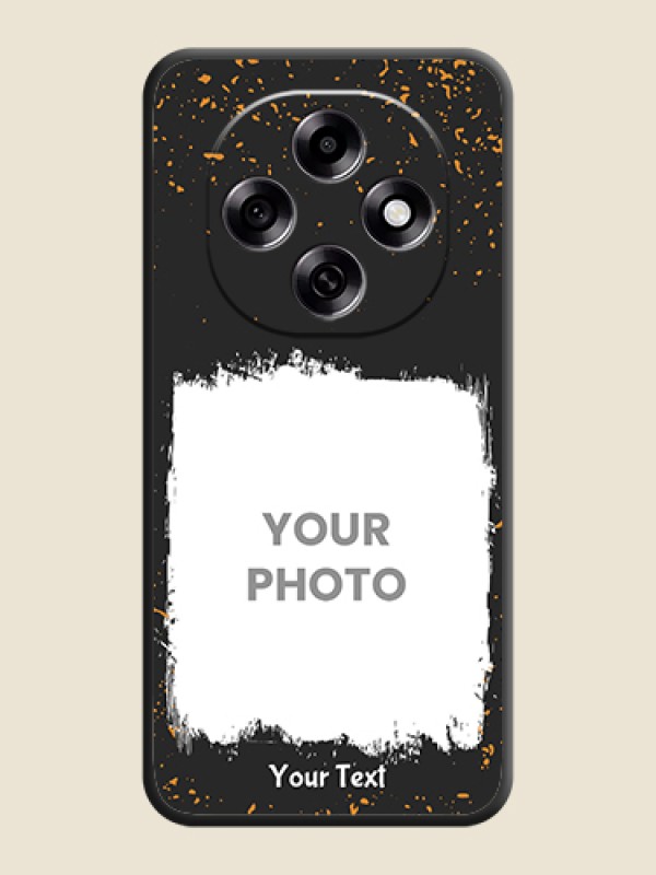 Custom Spray Free Design on Photo On Space Black Custom Soft Matte Mobile Back Cover - Oppo F31 Pro 5G - alternate view