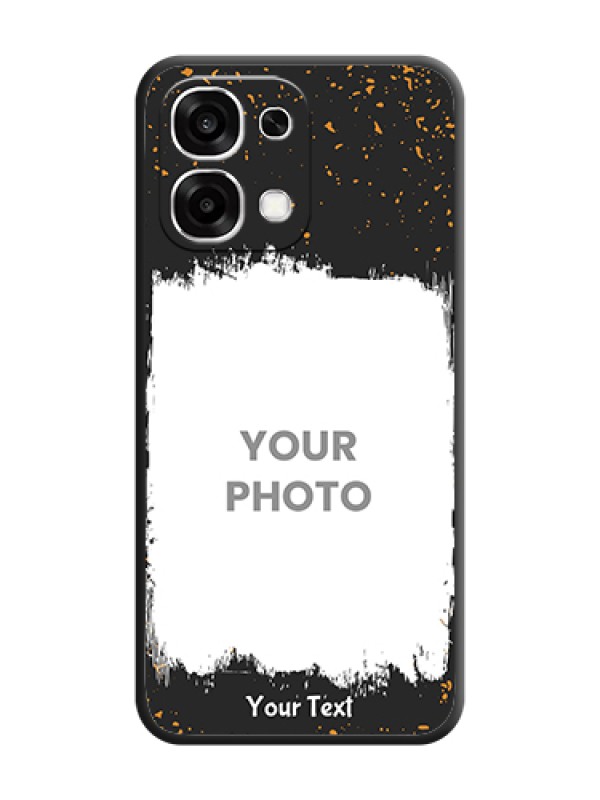 Custom Spray Free Design on Photo On Space Black Custom Soft Matte Mobile Back Cover - Oppo F33 5G - alternate view