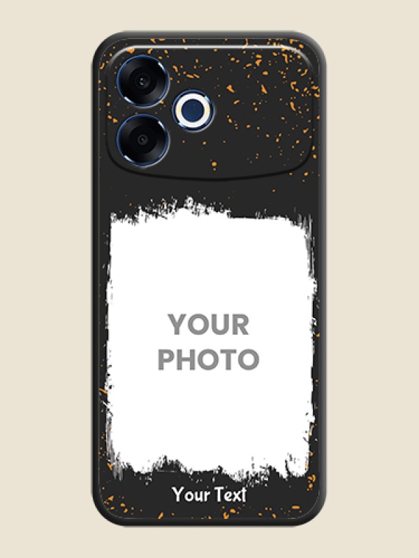 Custom Spray Free Design on Photo On Space Black Custom Soft Matte Mobile Back Cover - Oppo F33 Pro 5G - alternate view