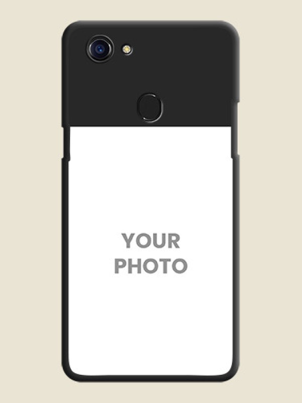 Custom Image Upload With Space Black Color On Custom Soft Matte Mobile Back Cover - Oppo F5 Youth - alternate view