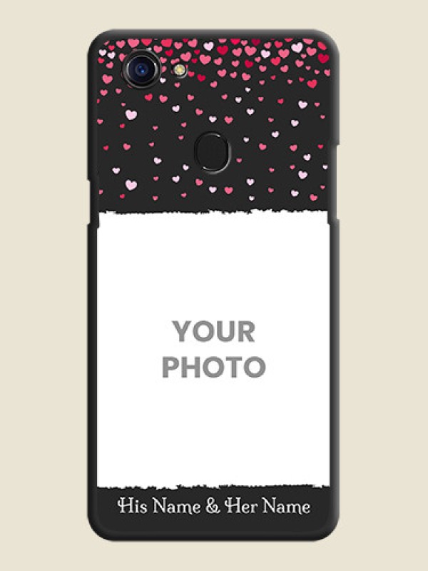 Custom Fall in Love with Your Partner  on Photo on Space Black Soft Matte Phone Cover - Oppo F5 - alternate view