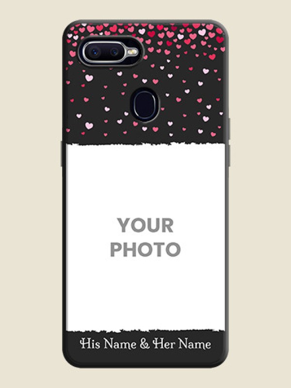 Custom Fall in Love with Your Partner  - Photo on Space Black Soft Matte Phone Cover - Oppo F9 Pro - alternate view