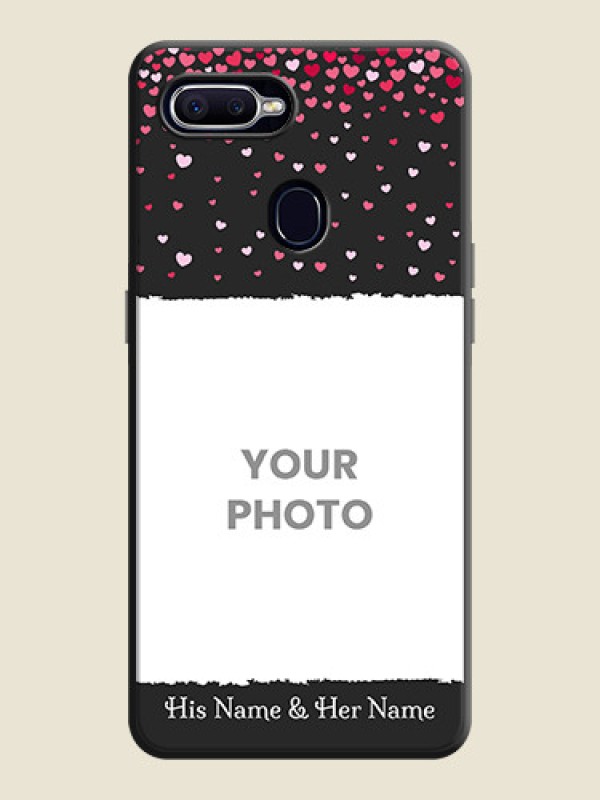Custom Fall in Love with Your Partner  - Photo on Space Black Soft Matte Phone Cover - Oppo F9 - alternate view