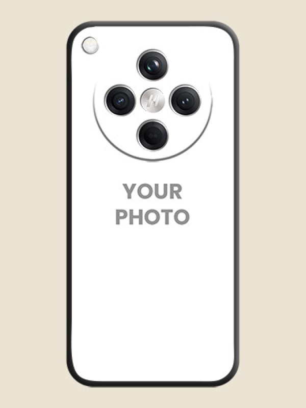 Custom Full Single Pic Upload On Space Black Custom Soft Matte Mobile Back Cover - Oppo Find X8 5G - alternate view