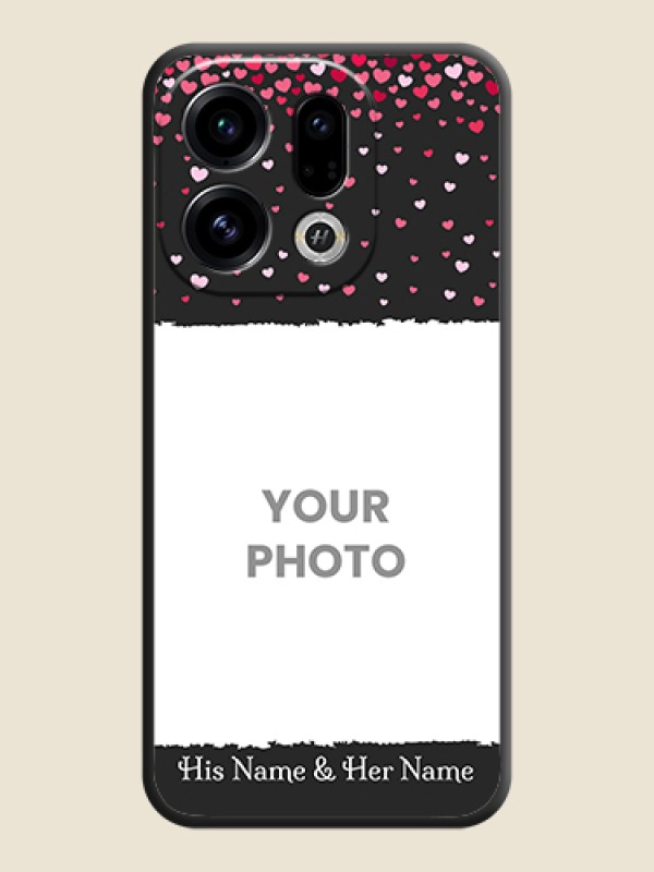 Custom Fall in Love with Your Partner on Photo On Space Black Custom Soft Matte Mobile Back Cover - Oppo Find X9 5G - alternate view