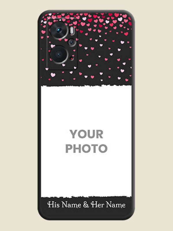 Custom Fall in Love with Your Partner  on Photo on Space Black Soft Matte Phone Cover - Oppo K10 - alternate view