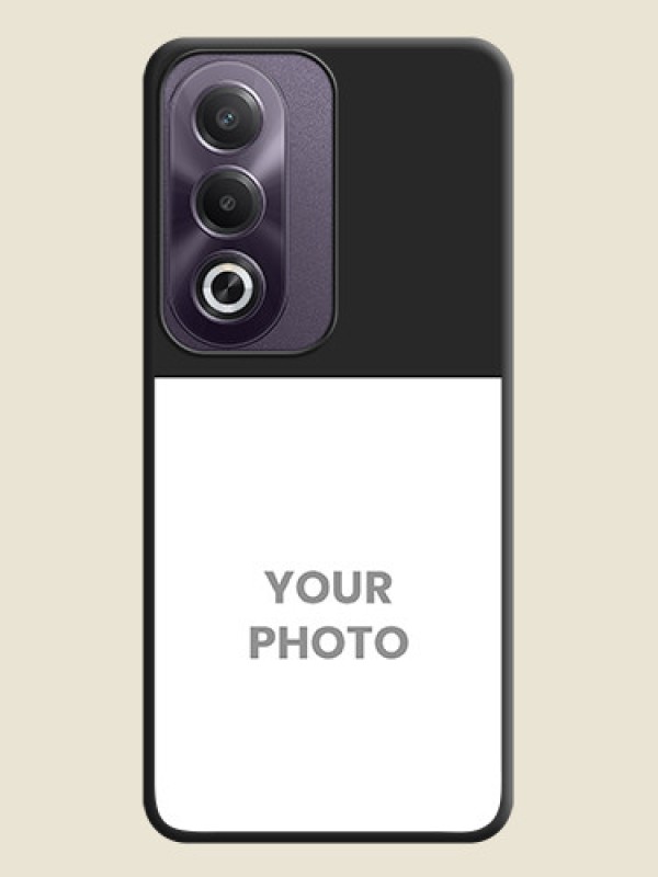 Custom Image Upload With Space Black Color On Custom Soft Matte Mobile Back Cover - Oppo K12X 5G - alternate view
