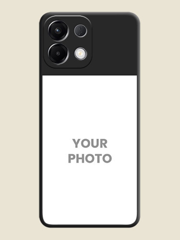 Custom Image Upload With Space Black Color On Custom Soft Matte Mobile Back Cover - Oppo K13 5G - alternate view