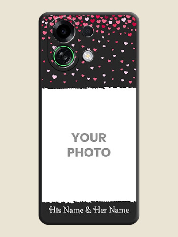 Custom Fall in Love with Your Partner on Photo On Space Black Custom Soft Matte Mobile Back Cover - Oppo K13 Turbo Pro 5G - alternate view