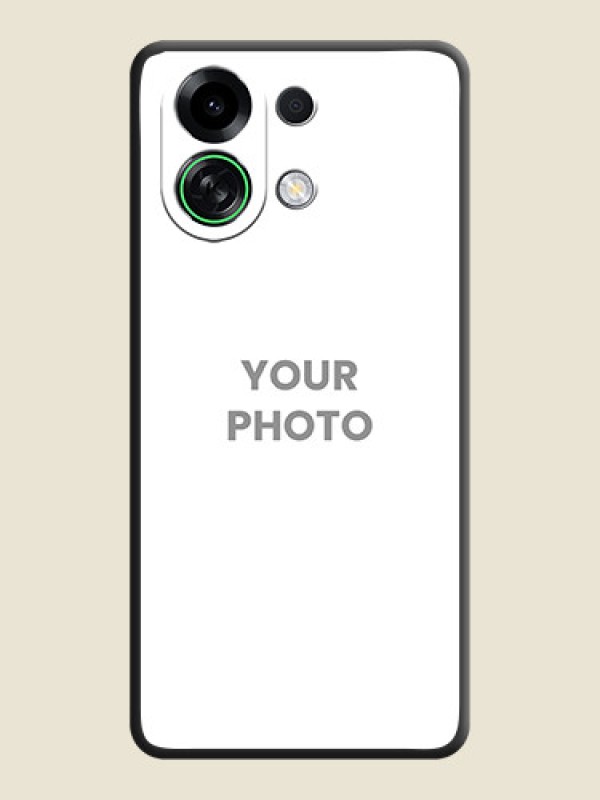 Custom Full Single Pic Upload On Space Black Custom Soft Matte Mobile Back Cover - Oppo K13 Turbo Pro 5G - alternate view