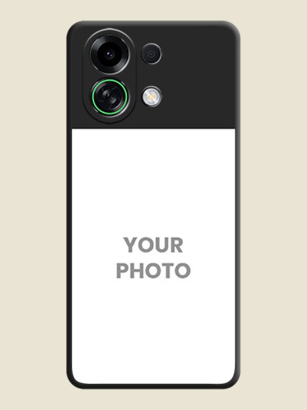 Custom Image Upload With Space Black Color On Custom Soft Matte Mobile Back Cover - Oppo K13 Turbo Pro 5G - alternate view