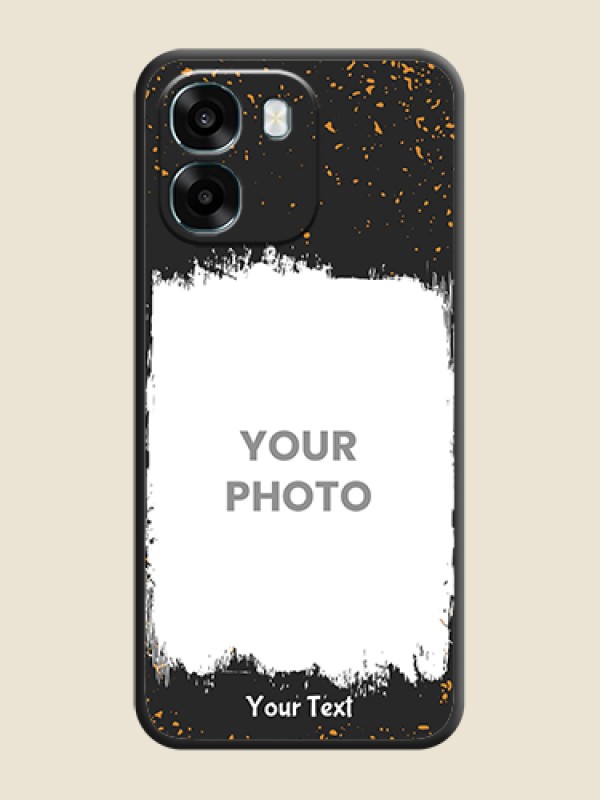 Custom Spray Free Design on Photo On Space Black Custom Soft Matte Mobile Back Cover - Oppo K14 5G - alternate view