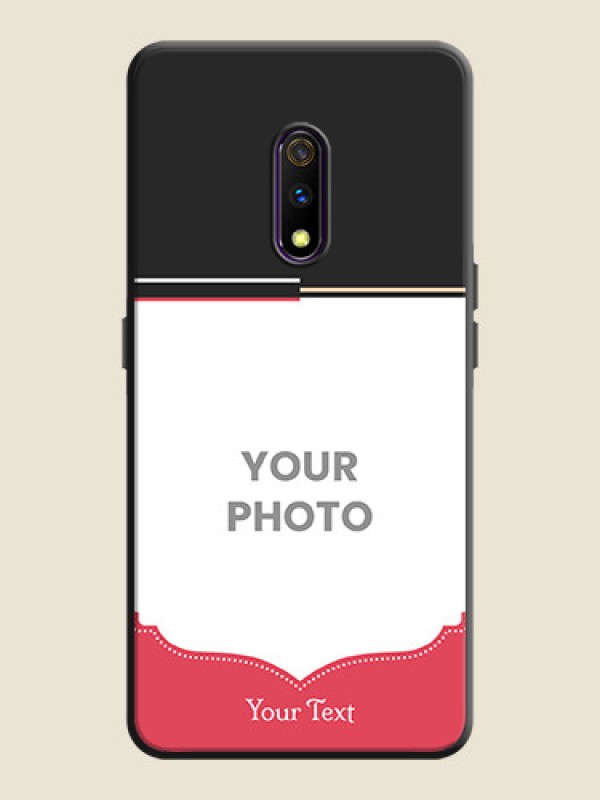 Custom Classic Plain Design with Name on Photo on Space Black Soft Matte Phone Cover - Oppo K3 - alternate view