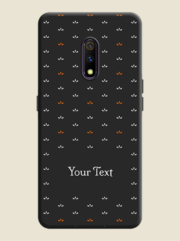 Custom Simple Pattern With Custom Text On Space Black Personalized Soft Matte Phone Covers -Oppo K3 - alternate view