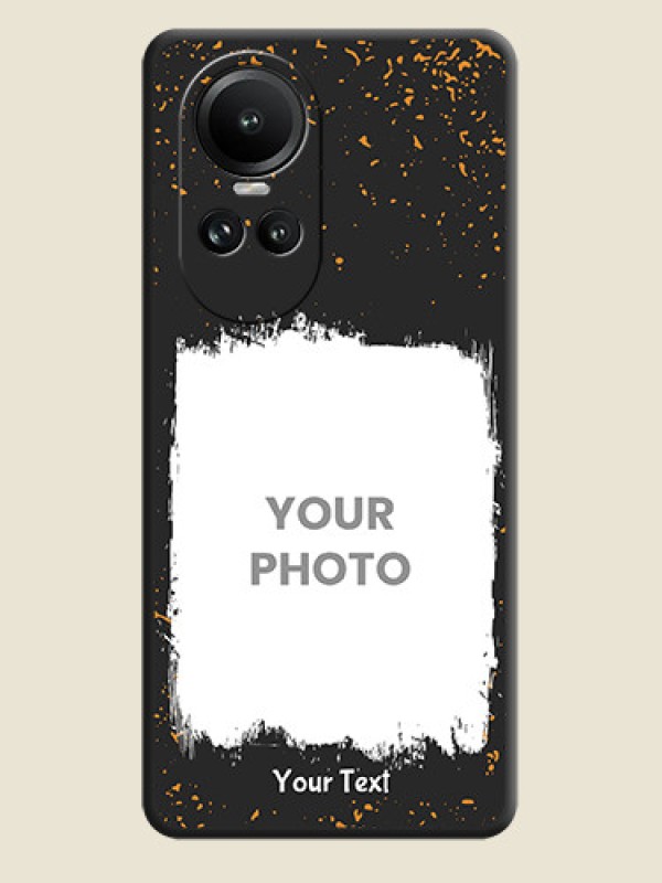 Custom Spray Free Design - Photo on Space Black Soft Matte Phone Cover - Reno 10 5G - alternate view