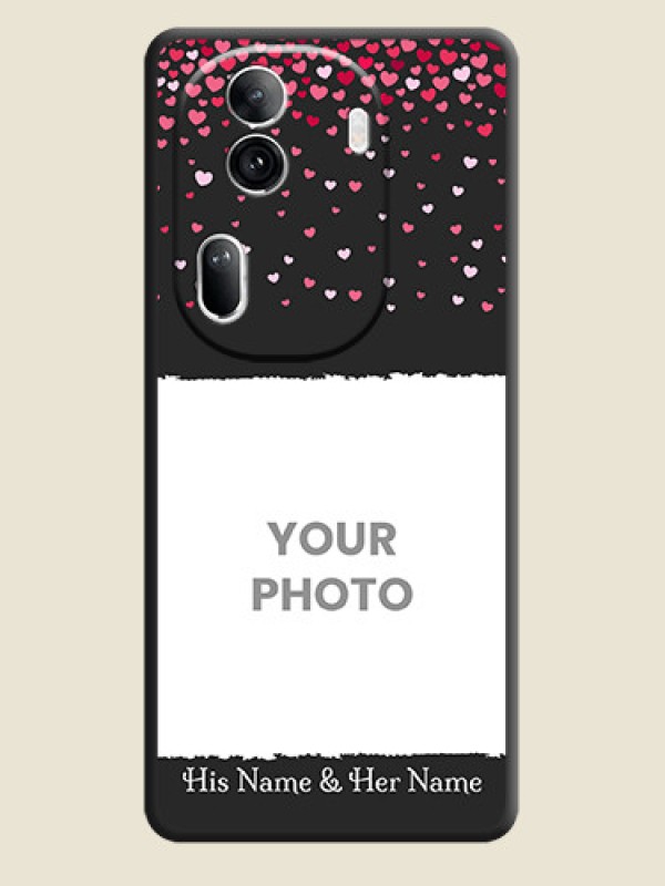 Custom Fall in Love with Your Partner - Photo on Space Black Soft Matte Phone Cover - Reno 11 Pro 5G - alternate view