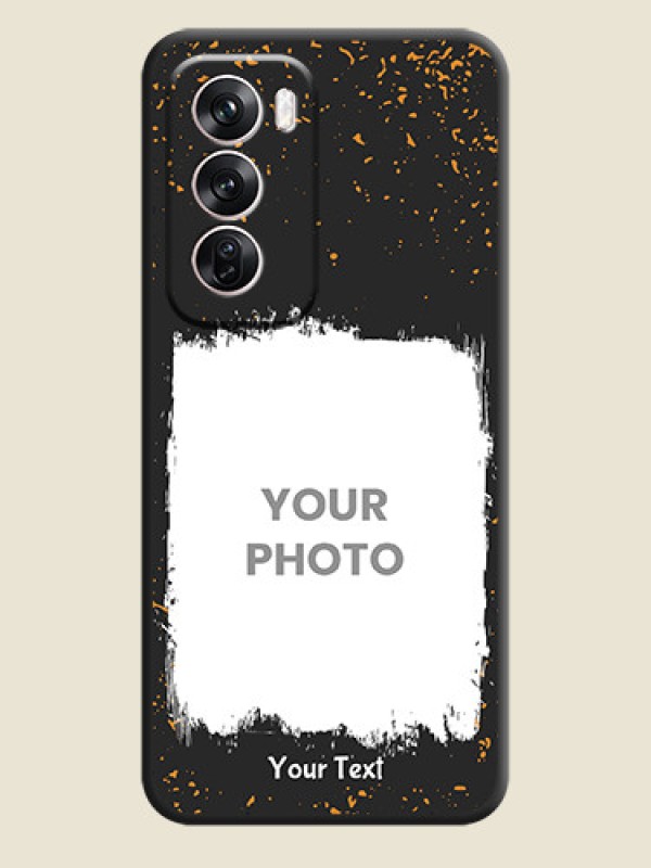 Custom Spray Free Design on Photo On Space Black Custom Soft Matte Mobile Back Cover - Oppo Reno 12 Pro 5G - alternate view