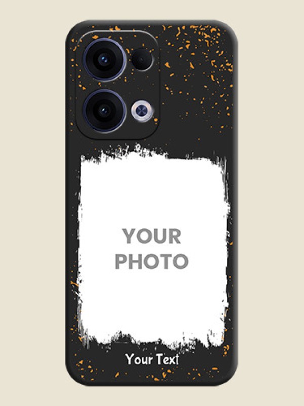 Custom Spray Free Design on Photo On Space Black Custom Soft Matte Mobile Back Cover - Oppo Reno 13 5G - alternate view