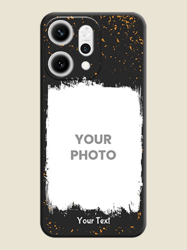 Custom Spray Free Design on Photo On Space Black Custom Soft Matte Mobile Back Cover - Oppo Reno 14 Pro 5G - alternate view