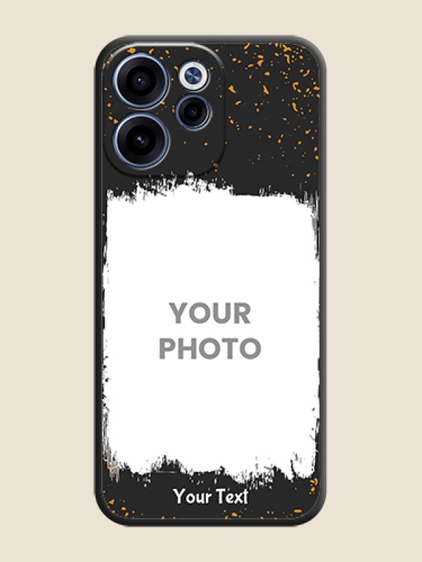 Custom Spray Free Design on Photo On Space Black Custom Soft Matte Mobile Back Cover - Oppo Reno 15C 5G - alternate view