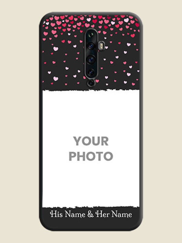 Custom Fall in Love with Your Partner  - Photo on Space Black Soft Matte Phone Cover - Oppo Reno 2F - alternate view