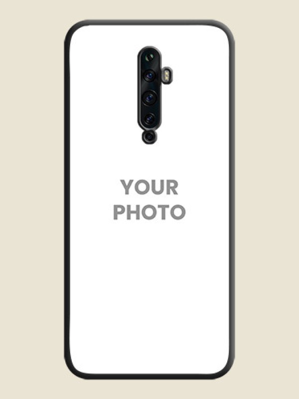 Custom Full Single Pic Upload On Space Black Personalized Soft Matte Phone Covers -Oppo Reno 2F - alternate view