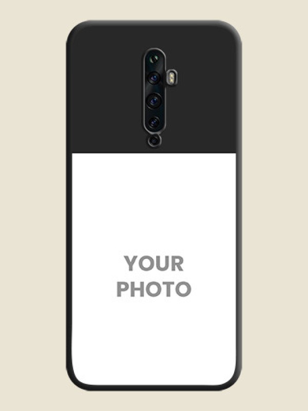 Custom Image Upload With Space Black Color On Custom Soft Matte Mobile Back Cover - Oppo Reno 2F - alternate view
