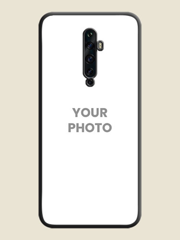 Custom Full Single Pic Upload On Space Black Personalized Soft Matte Phone Covers -Oppo Reno 2Z - alternate view