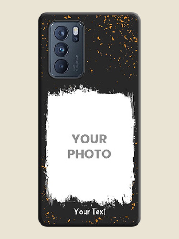 Custom Spray Free Design on Photo on Space Black Soft Matte Phone Cover - Oppo Reno 6 Pro 5G - alternate view