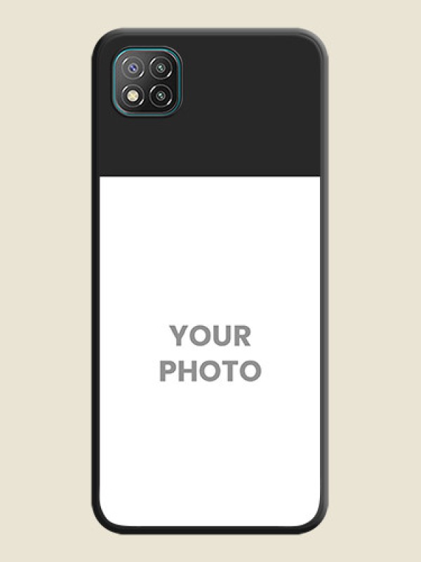 Custom Image Upload With Space Black Color On Custom Soft Matte Mobile Back Cover - Poco C3 - alternate view