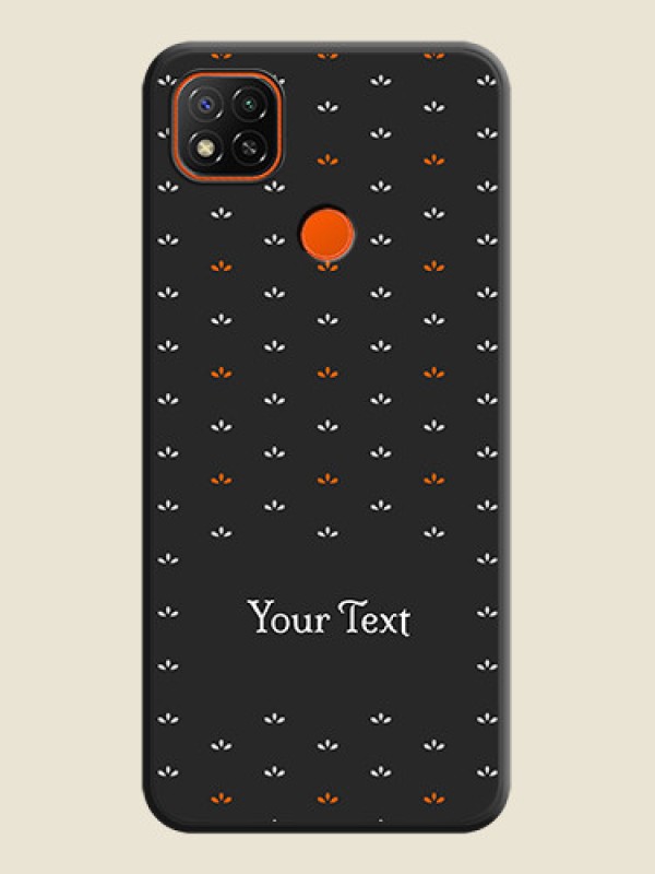 Custom Simple Pattern With Custom Text On Space Black Personalized Soft Matte Phone Covers -Poco C31 - alternate view
