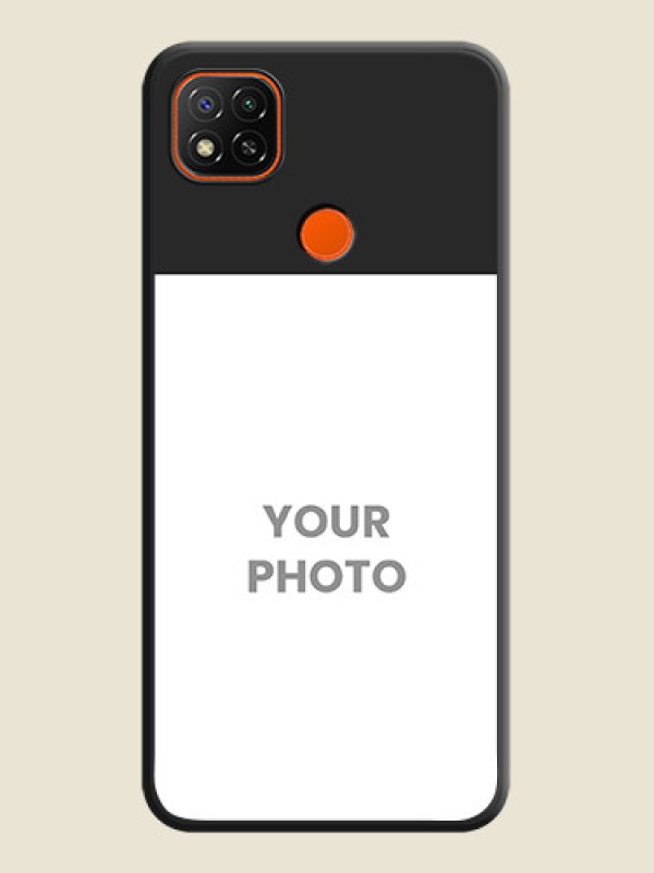 Custom Image Upload With Space Black Color On Custom Soft Matte Mobile Back Cover - Poco C31 - alternate view