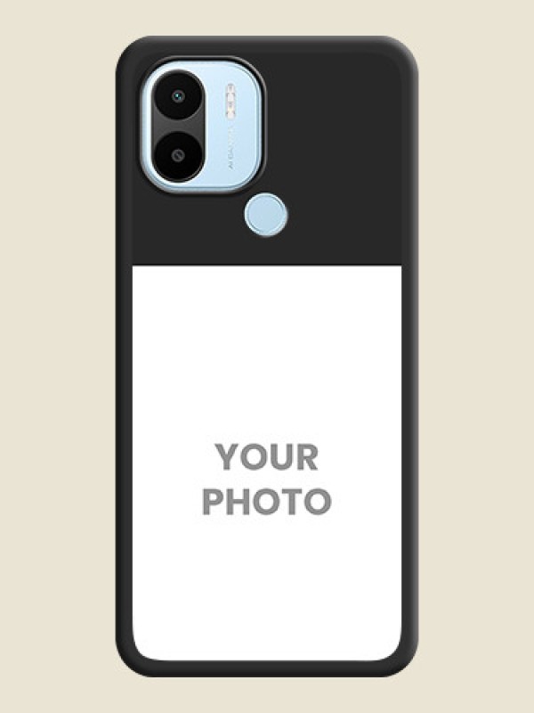 Custom Image Upload With Space Black Color On Custom Soft Matte Mobile Back Cover - Poco C51 - alternate view