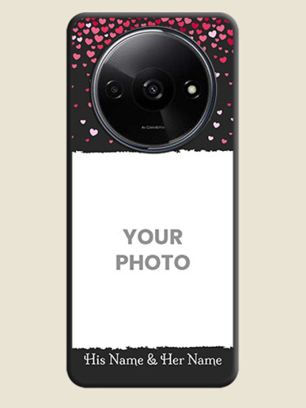 Custom Fall in Love with Your Partner - Photo on Space Black Soft Matte Phone Cover - Poco C61 - alternate view