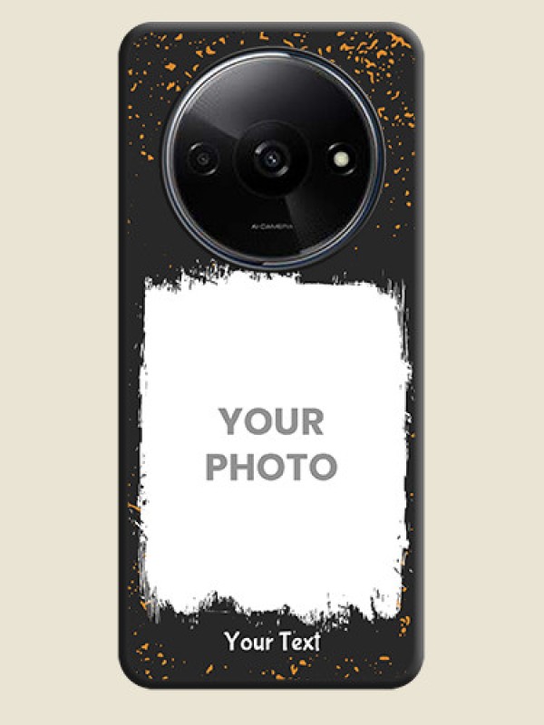 Custom Spray Free Design - Photo on Space Black Soft Matte Phone Cover - Poco C61 - alternate view