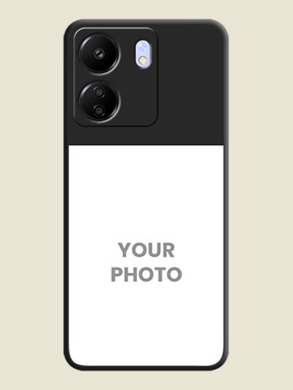 Custom Image Upload With Space Black Color On Custom Soft Matte Mobile Back Cover - Poco C65 - alternate view