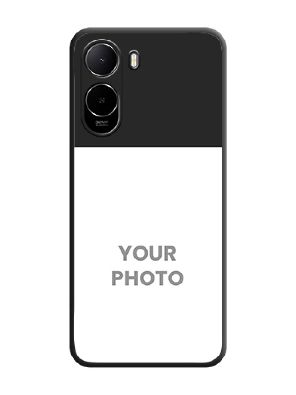 Custom Image Upload With Space Black Color On Custom Soft Matte Mobile Back Cover - Poco C81 - alternate view