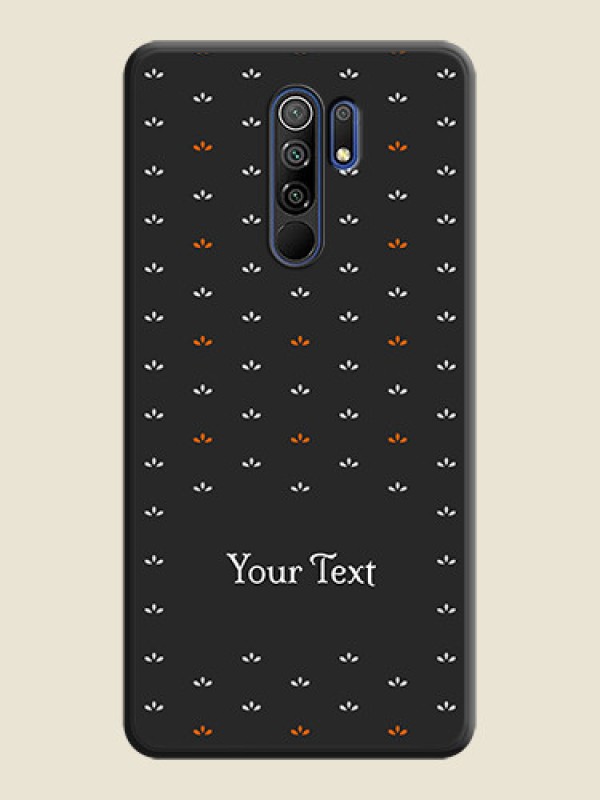 Custom Simple Pattern With Custom Text On Space Black Personalized Soft Matte Phone Covers -Poco M2 - alternate view