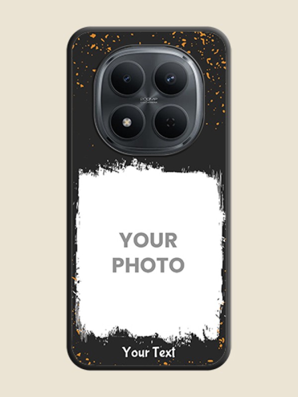 Custom Spray Free Design on Photo On Space Black Custom Soft Matte Mobile Back Cover - Poco M8 5G - alternate view
