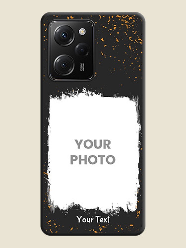 Custom Spray Free Design - Photo on Space Black Soft Matte Phone Cover -Poco X5 Pro 5G - alternate view