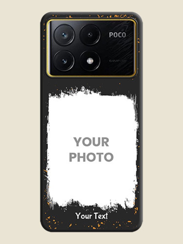 Custom Spray Free Design - Photo on Space Black Soft Matte Phone Cover - Poco X6 Pro 5G - alternate view