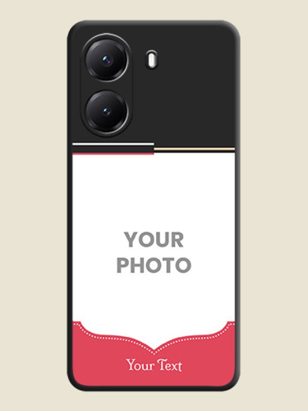Custom Classic Plain Design with Name On Space Black Custom Soft Matte Mobile Back Cover - Poco X7 Pro 5G - alternate view