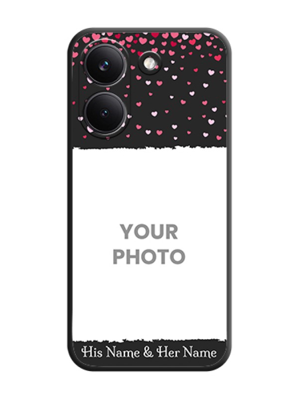 Custom Fall in Love with Your Partner on Photo On Space Black Custom Soft Matte Mobile Back Cover - Poco X8 Pro 5G - alternate view