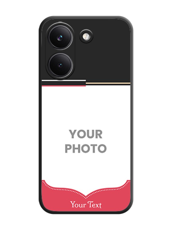 Custom Classic Plain Design with Name On Space Black Custom Soft Matte Mobile Back Cover - Poco X8 Pro 5G - alternate view