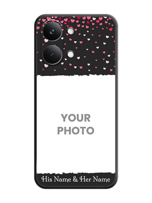 Custom Fall in Love with Your Partner on Photo On Space Black Custom Soft Matte Mobile Back Cover - Poco X8 Pro Max 5G - alternate view