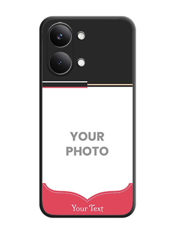 Custom Classic Plain Design with Name On Space Black Custom Soft Matte Mobile Back Cover - Poco X8 Pro Max 5G - alternate view